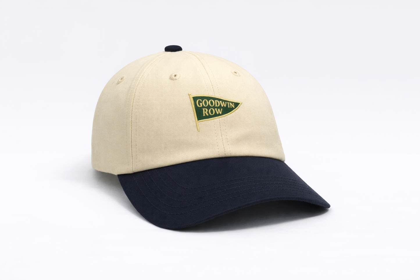 The Clubhouse Pennant Hat - Cream/Navy